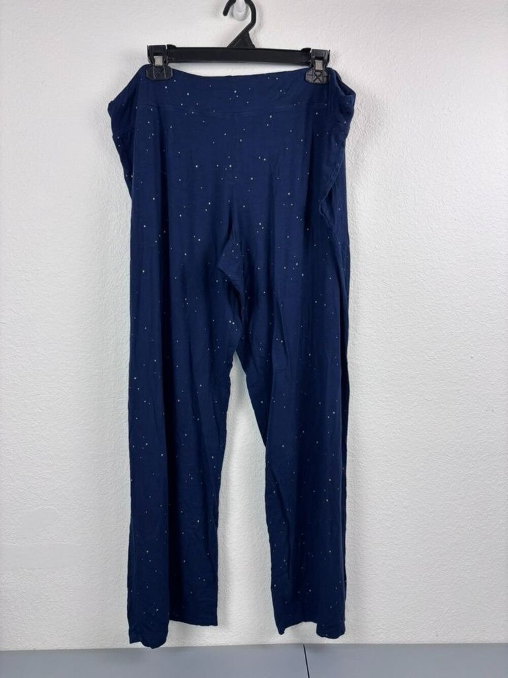 Soma‎ women's XXL navy star print long pajama sleep pants loungewear cozy